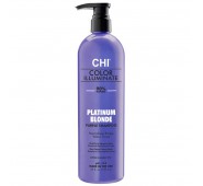 CHI IONIC COLOR ILLUMINATE spalvą atgaivinantis šampūnas – Platinum Blonde, 739 ml